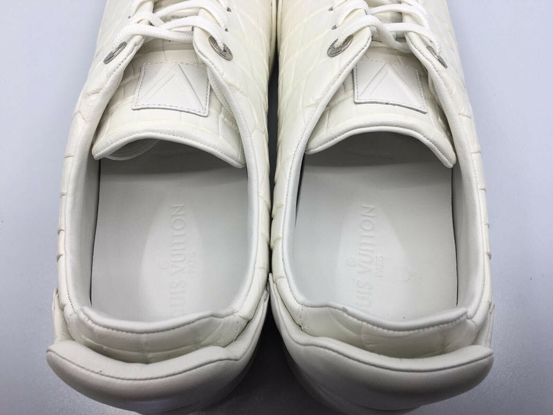 Frontrow leather trainers Louis Vuitton White size 36.5 EU in