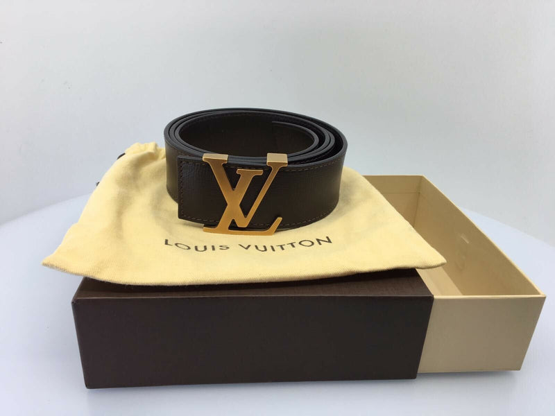 Louis Vuitton Taiga Initials Belt - Luxuria & Co.