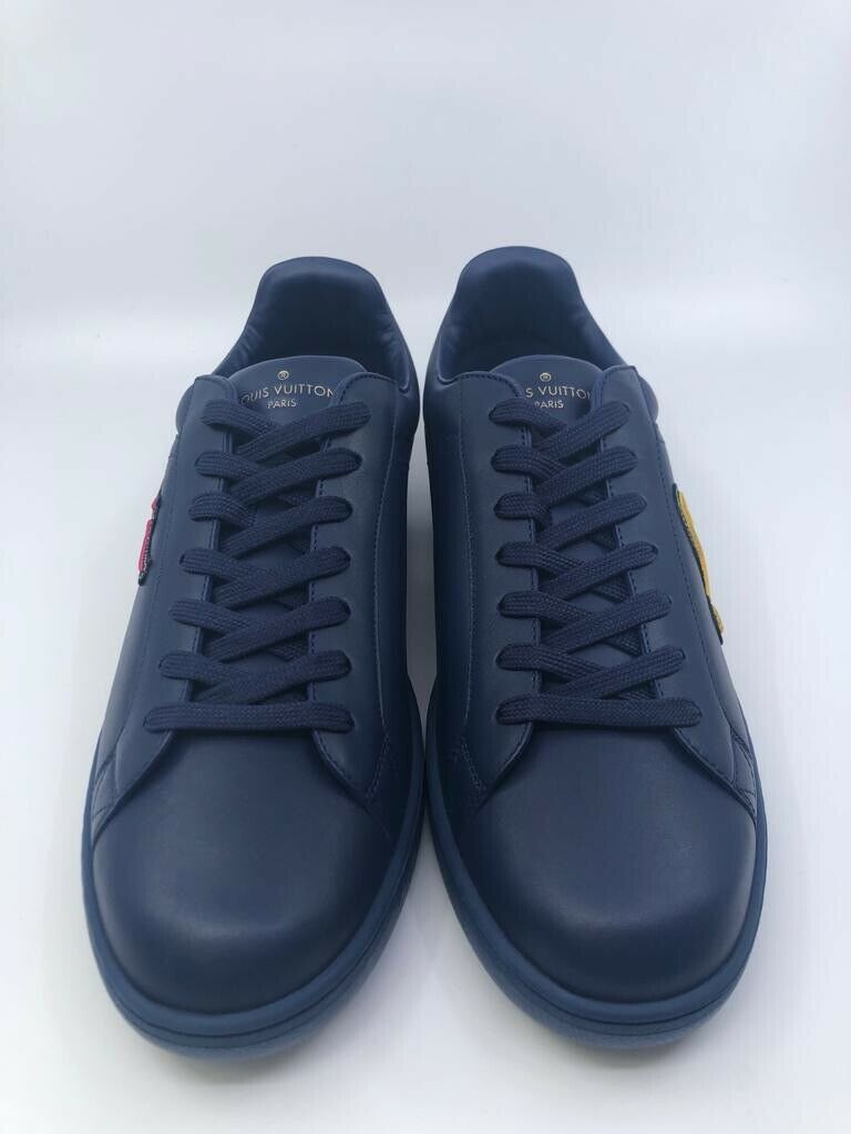 LOUIS VUITTON Monogram Luxembourg Sneaker 9 Blue 873924