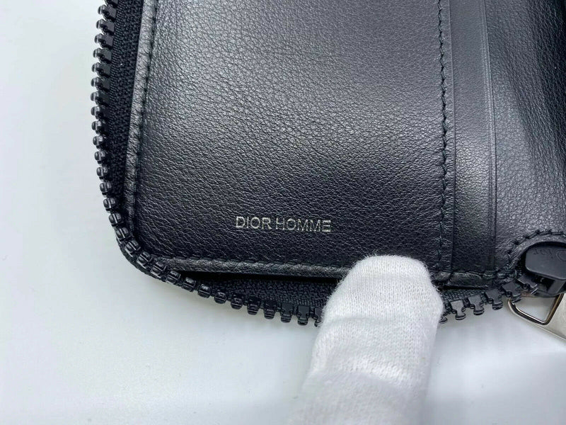 Dior Homme Zip Around Compact Wallet - Luxuria & Co.