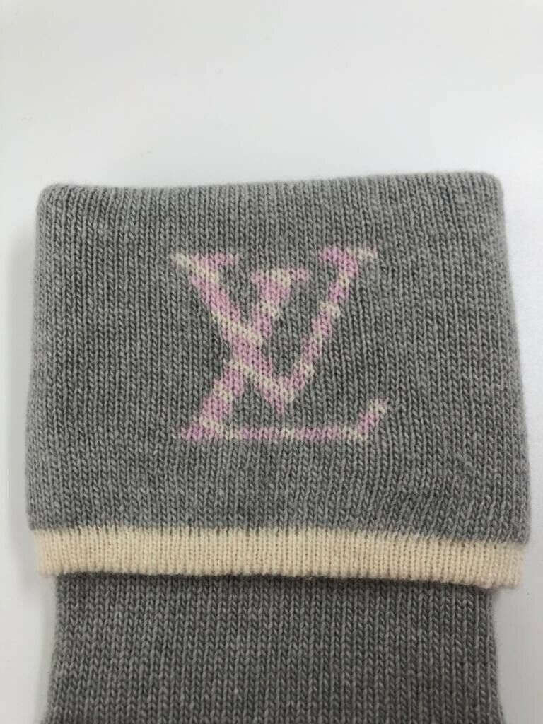 Louis Vuitton Mng Giant Scarf Light Grey Cashmere