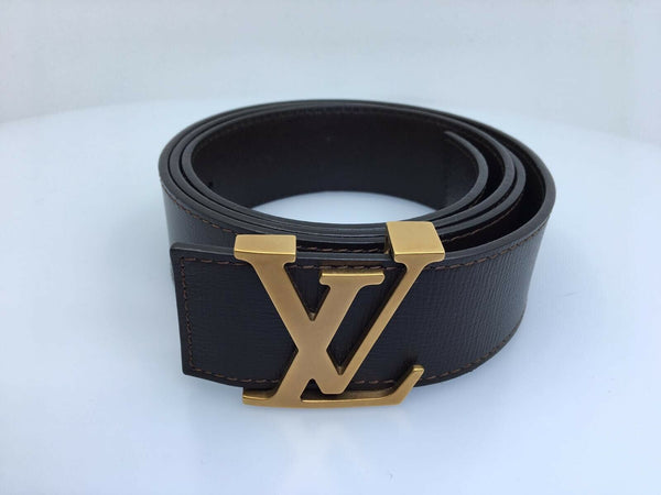 Louis Vuitton Taiga Initials Belt - Luxuria & Co.