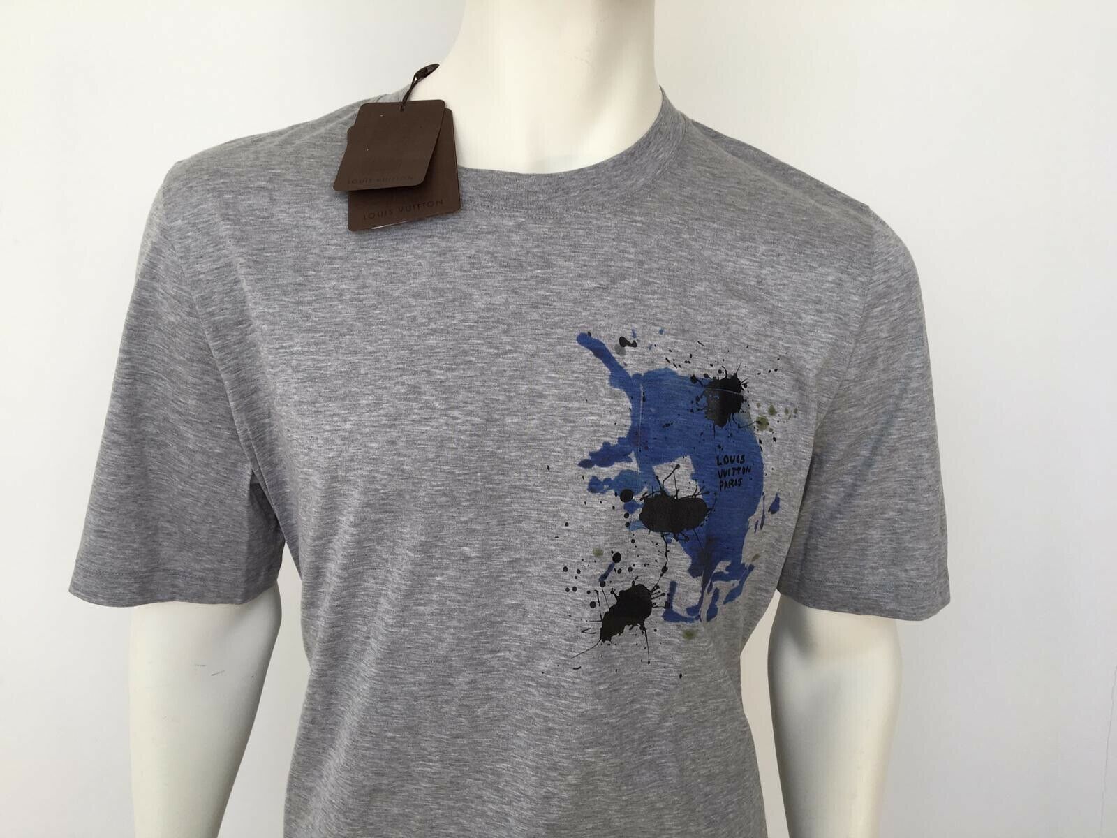 Louis Vuitton Men's Cotton Paint Splash Pocket T-Shirt – Luxuria & Co.