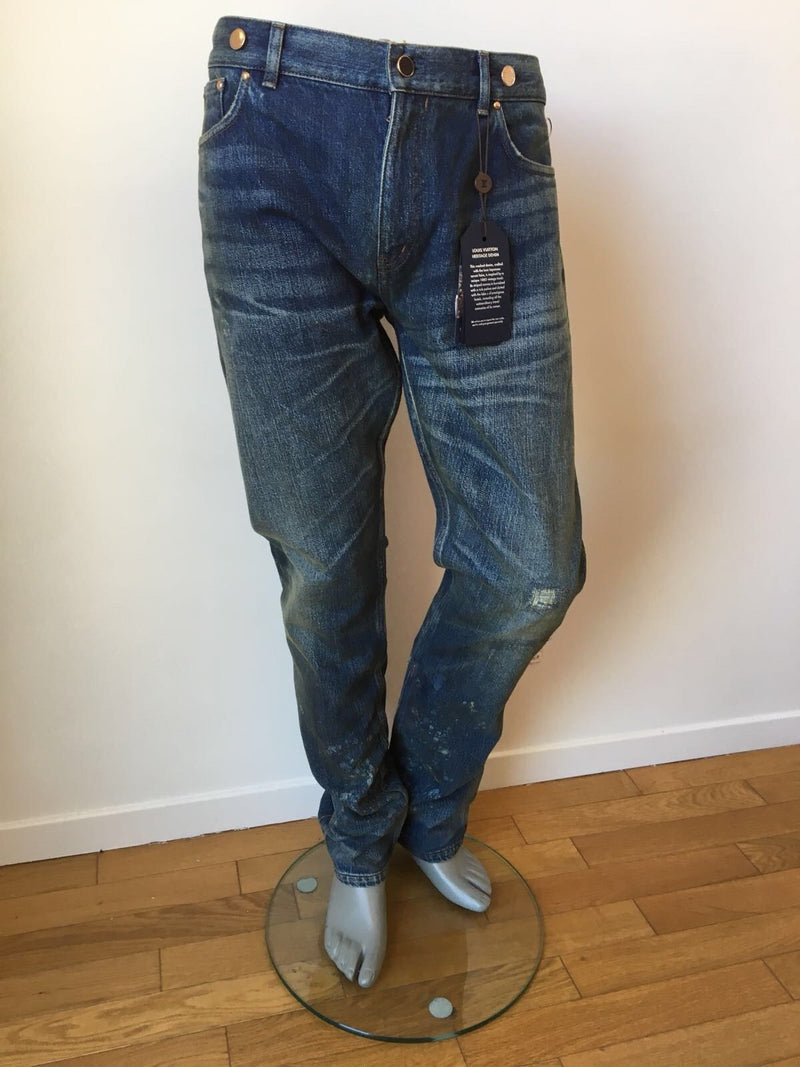 Louis Vuitton Heritage Washed Jeans - Luxuria & Co.