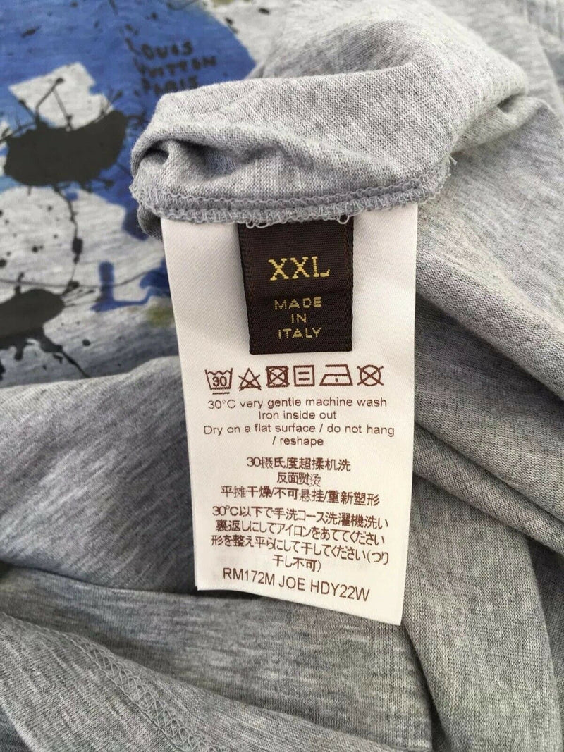 Louis Vuitton Men's Gray Cotton Damier Pocket Crewneck T-Shirt – Luxuria &  Co.