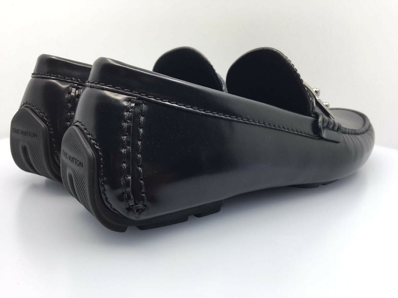 Louis Vuitton Men's Black Leather Racetrack Car Shoe Loafer