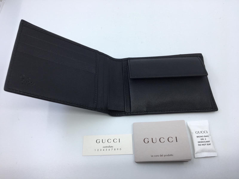 Gucci Microguccissima Bifold Men's Wallet Brown - BrandConscious