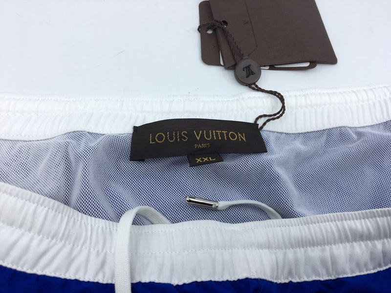 Louis Vuitton Men's Blue Chapman Lion Board Swim Shorts – Luxuria & Co.