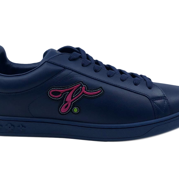 Louis Vuitton Men's Navy Leather Luxembourg Sneaker – Luxuria & Co.