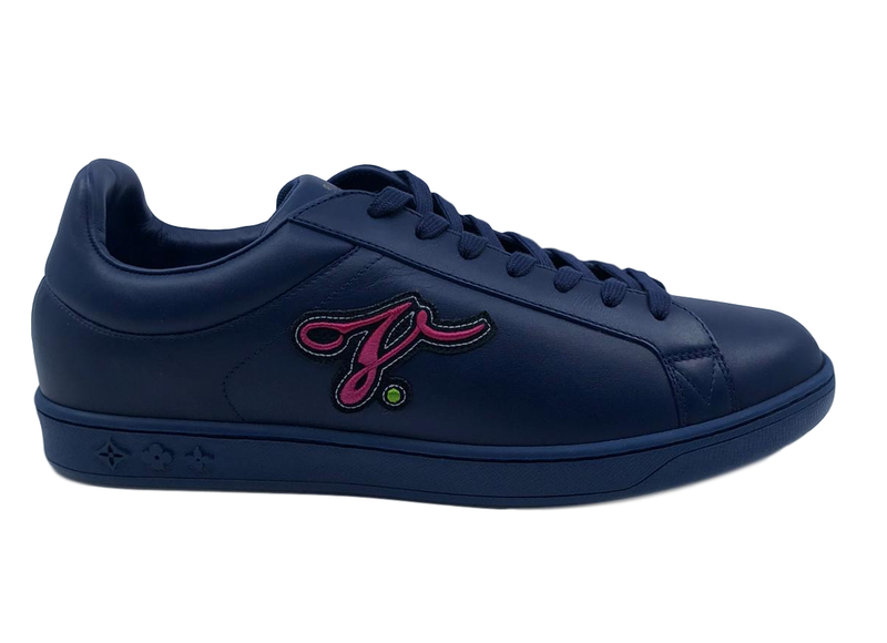 Louis Vuitton Men's Navy Leather Luxembourg Sneaker – Luxuria & Co. Louis Vuitton Men's Navy Leather Luxembourg Sneaker – Luxuria & Co.