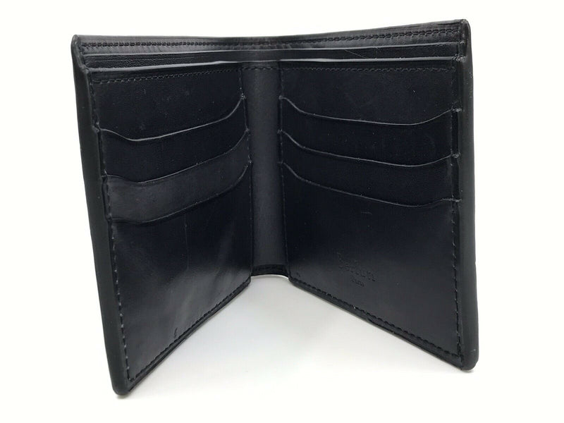 Berluti Makore Scritto Leather Compact Wallet - Luxuria & Co.