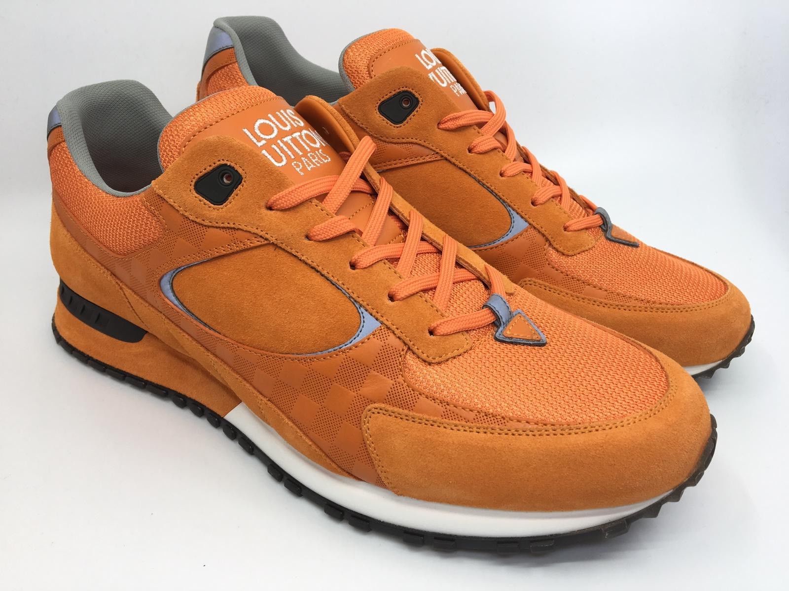 Louis Vuitton Men's Orange Suede Run Away Sneaker – Luxuria & Co.