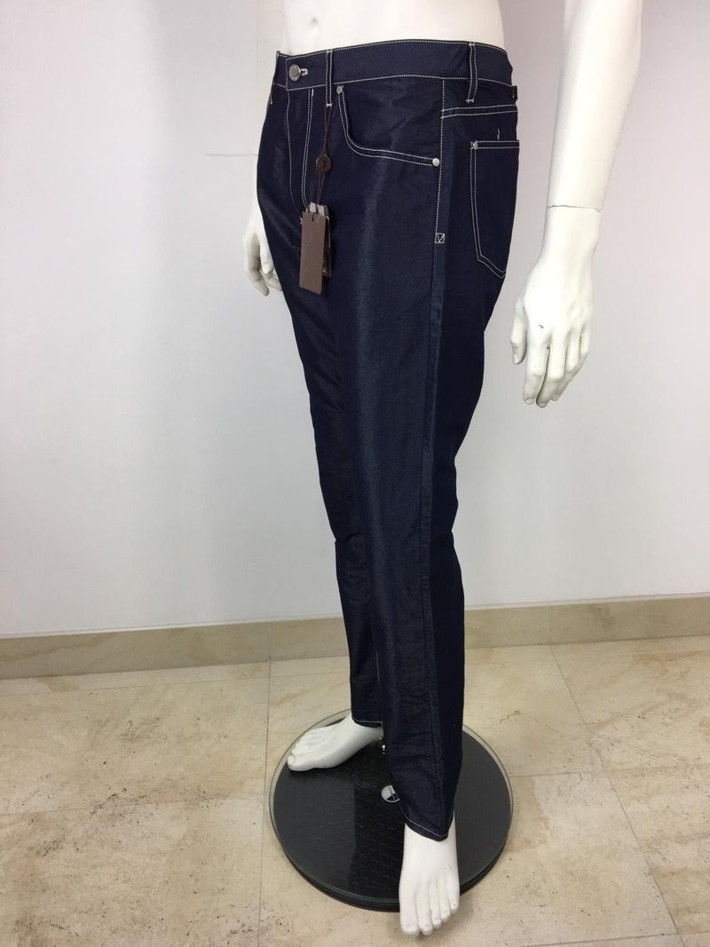 Louis Vuitton Indigo Tech Cotton Jeans - Luxuria & Co.
