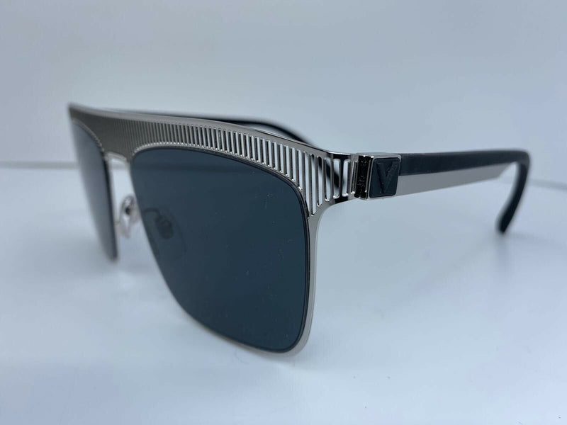 Louis Vuitton Men's Black Explorer Silver Black U Sunglasses Z0847U
