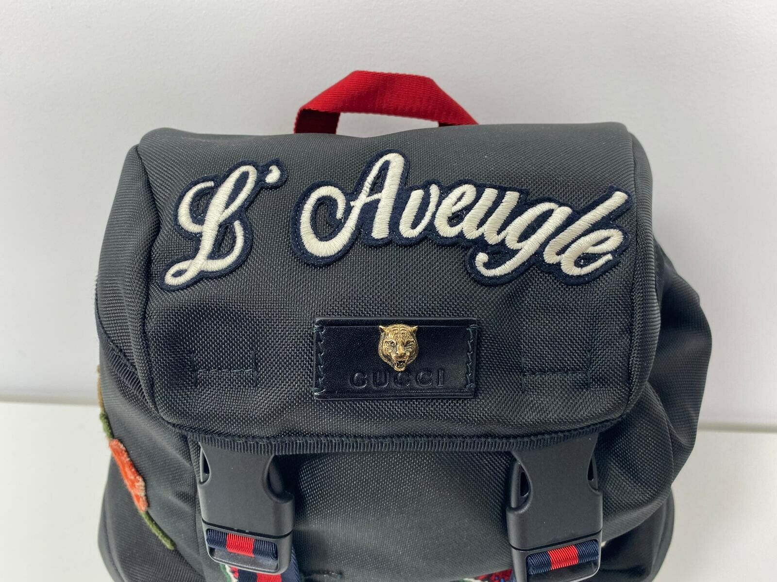 バッグ clowGUCCI Gucci L'Aveugle Par Amour Techpack Backpack – Justin Reed
