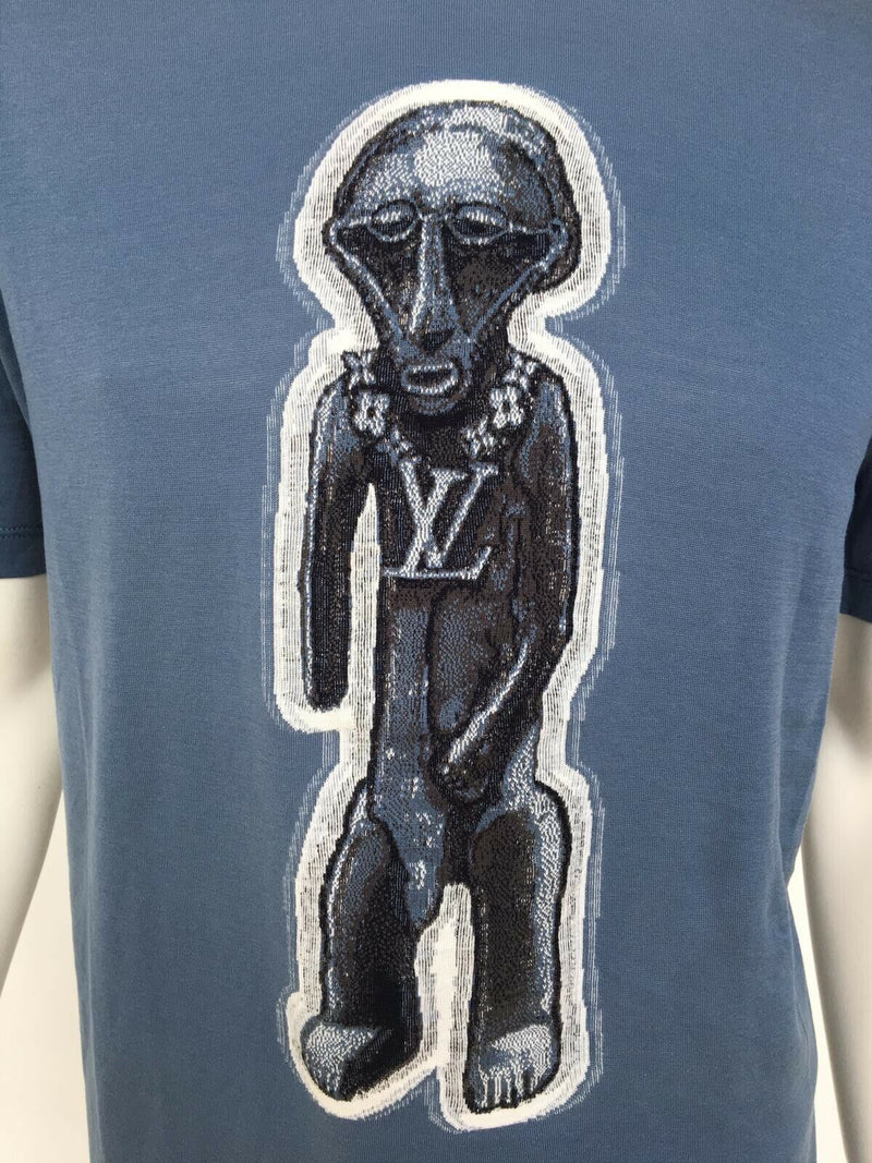 Louis Vuitton Chapman Zulu Statue T-Shirt - Luxuria & Co.