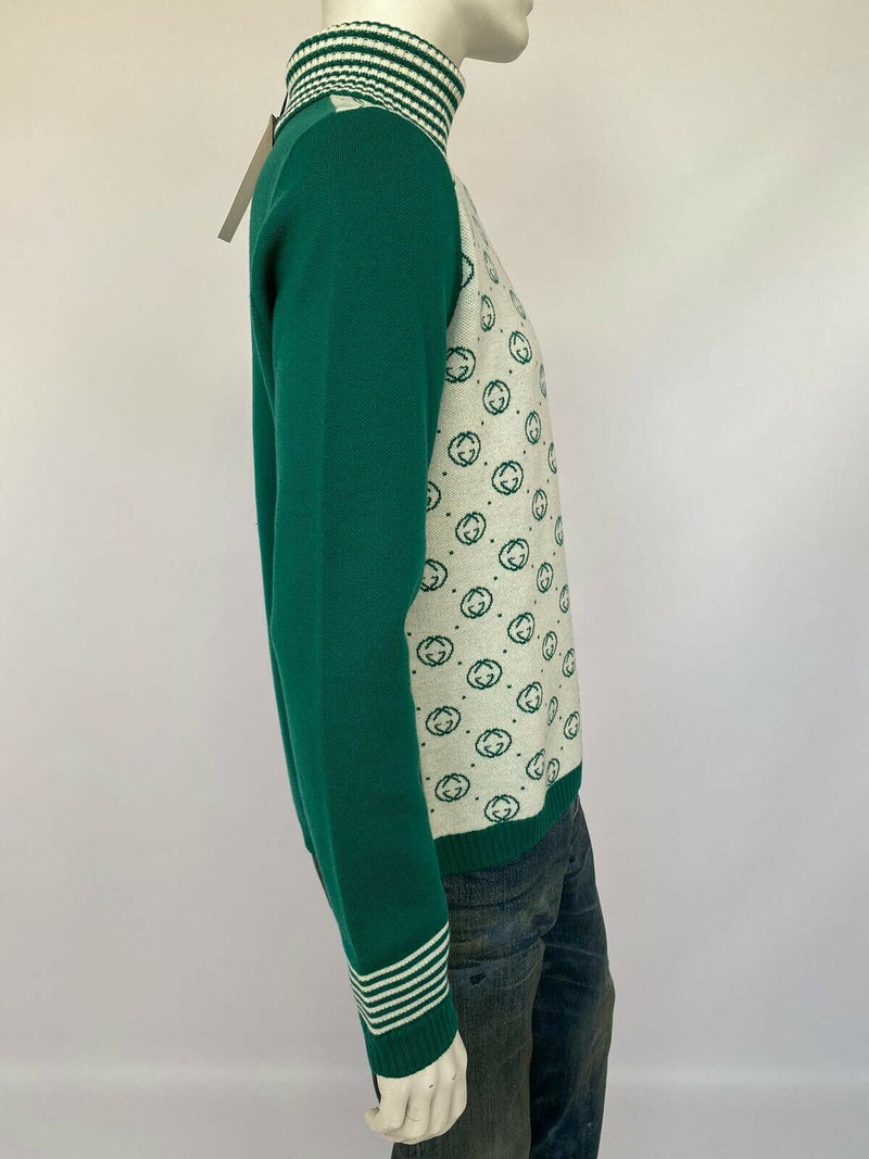 Gucci Dapper Dan Wool GG Turtleneck Sweater - Luxuria & Co.