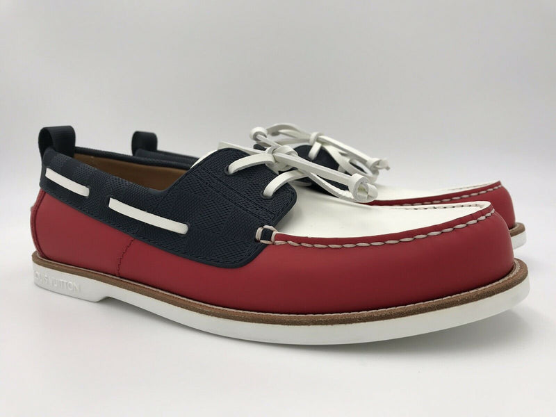 Louis Vuitton, Shoes, Mens Louis Vuitton Boat Shoe Loafers Size 5