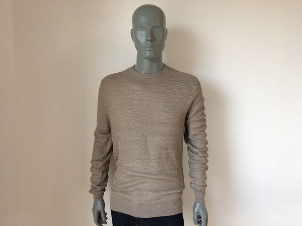 Berluti Men's Navy Blue Cashmere Crest Jacquard Sweater – Luxuria