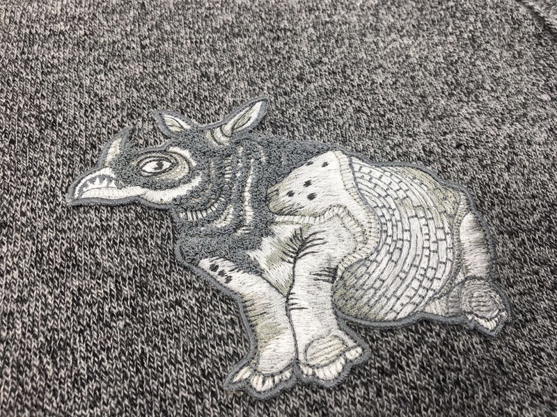 Chapman Rhinoceros Patch Sweater - Luxuria & Co.