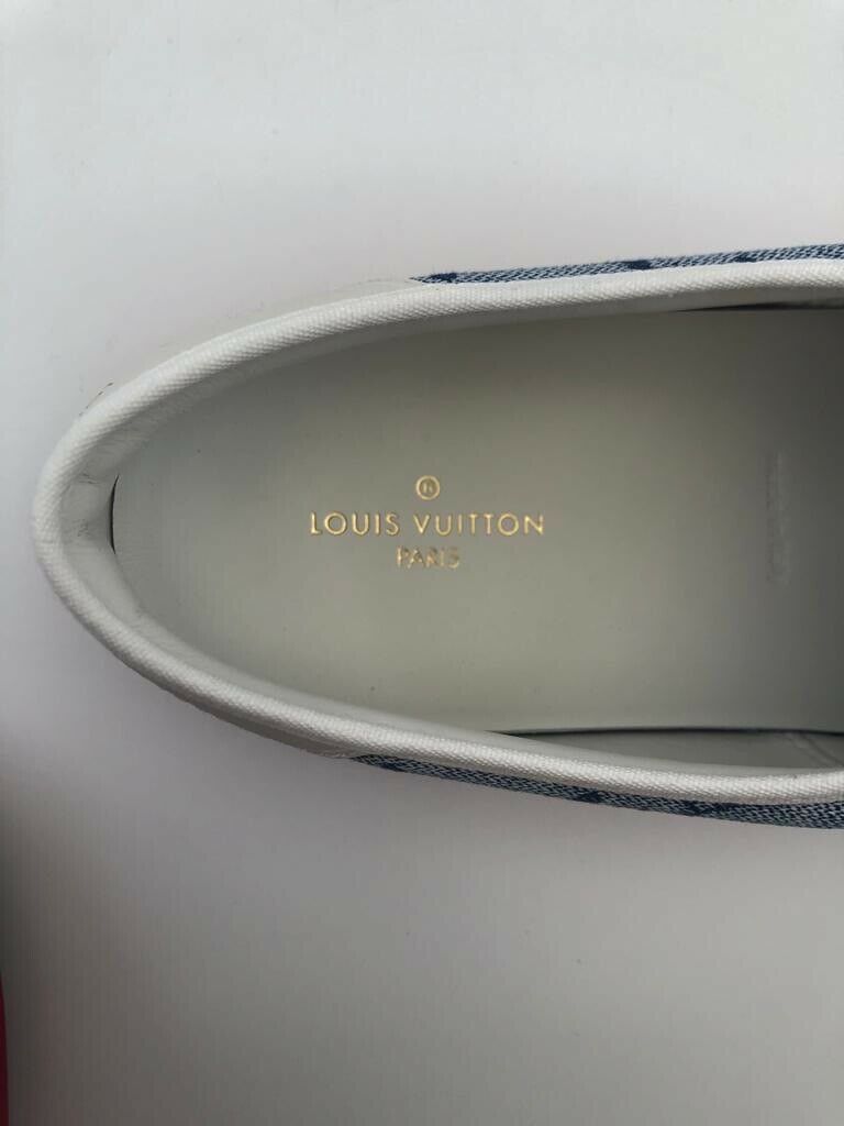 LOUIS VUITTON Sneakers Trocadero Line / US9.5 / GRY / Denim Grey