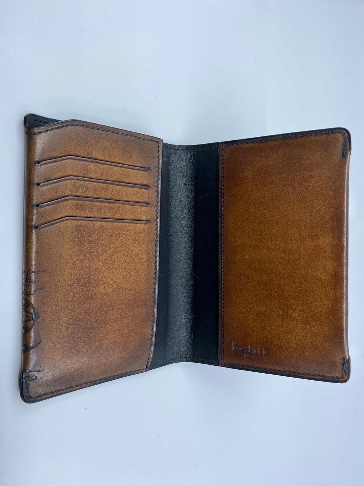 New Authentic Berluti Escale Scritto Passport Holder – Luxuria & Co.
