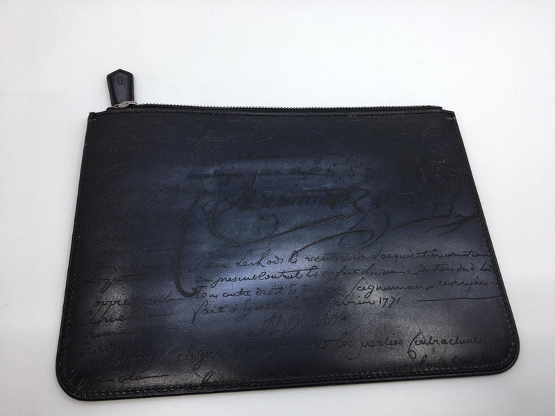 Berluti Nino Small Engraved Venezia Leather Document Holder - Luxuria & Co.