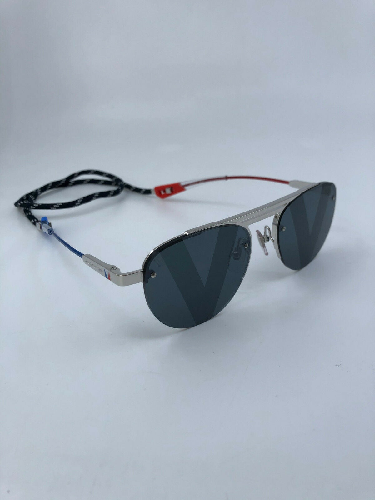 Louis Vuitton Men's Silver Latitude Pliante Sunglasses Z0931U