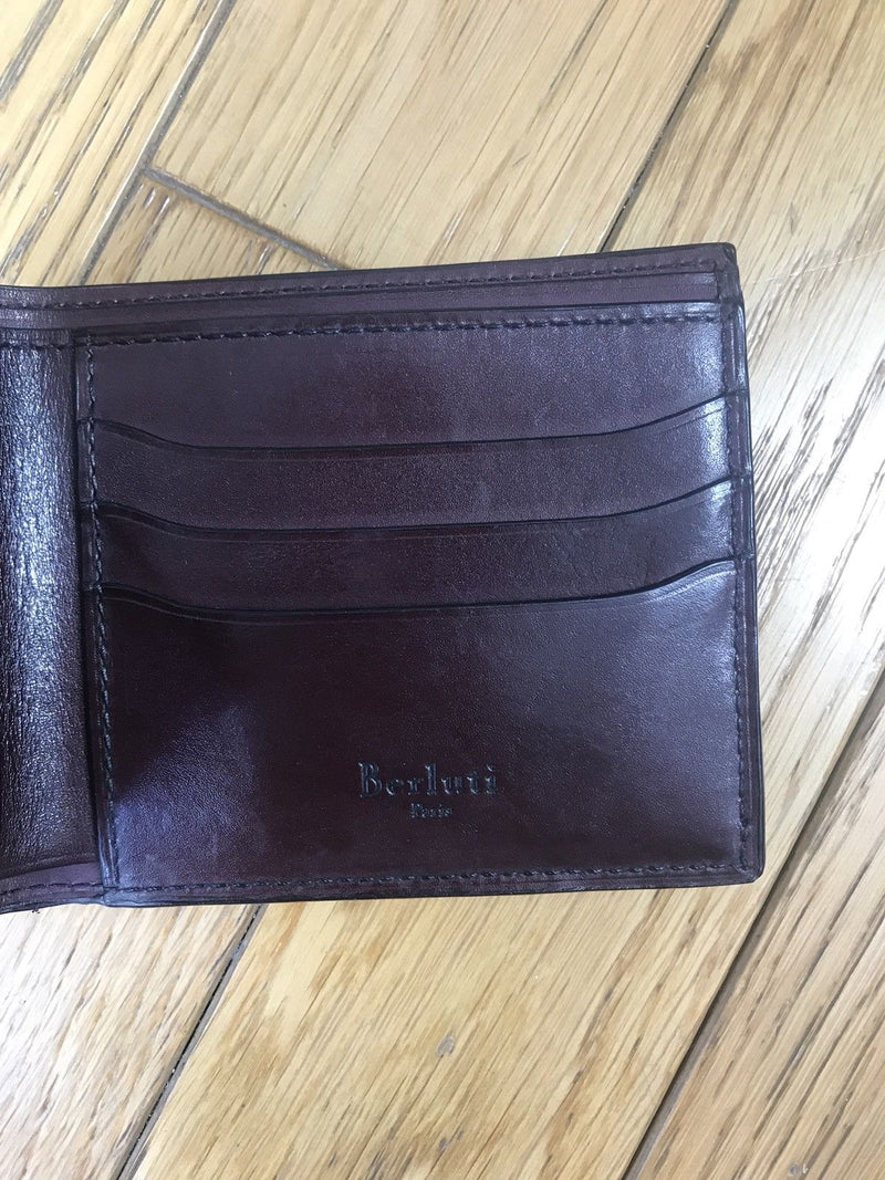 Makore Leather Compact Wallet - Luxuria & Co.