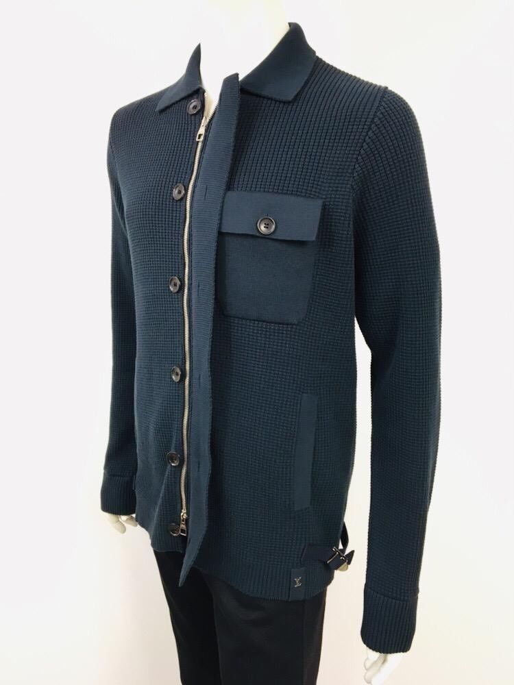 Louis Vuitton Button & Zip Sweater - Luxuria & Co.