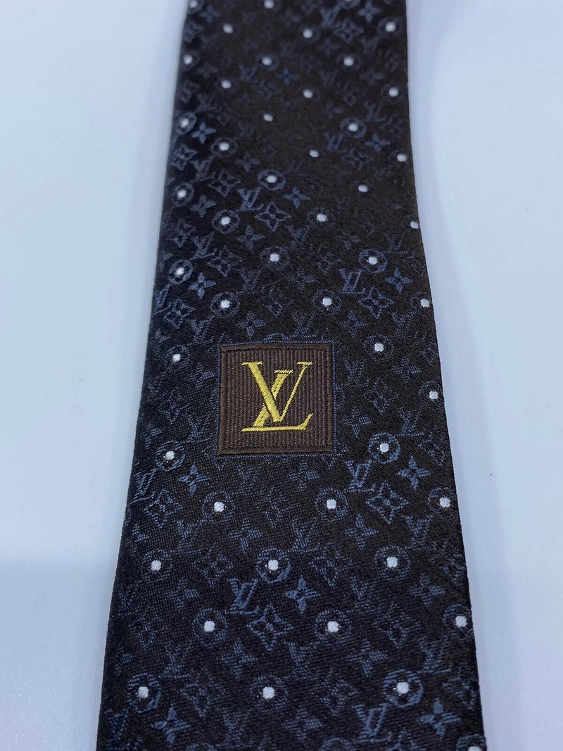 Louis Vuitton Monogram Silk Tie - Luxuria & Co.