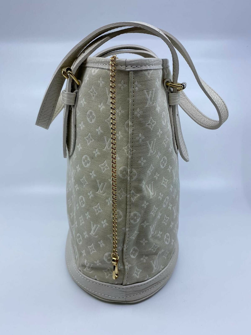 Louis Vuitton Monogram Mini Lin Bucket PM (SHG-32546) – LuxeDH