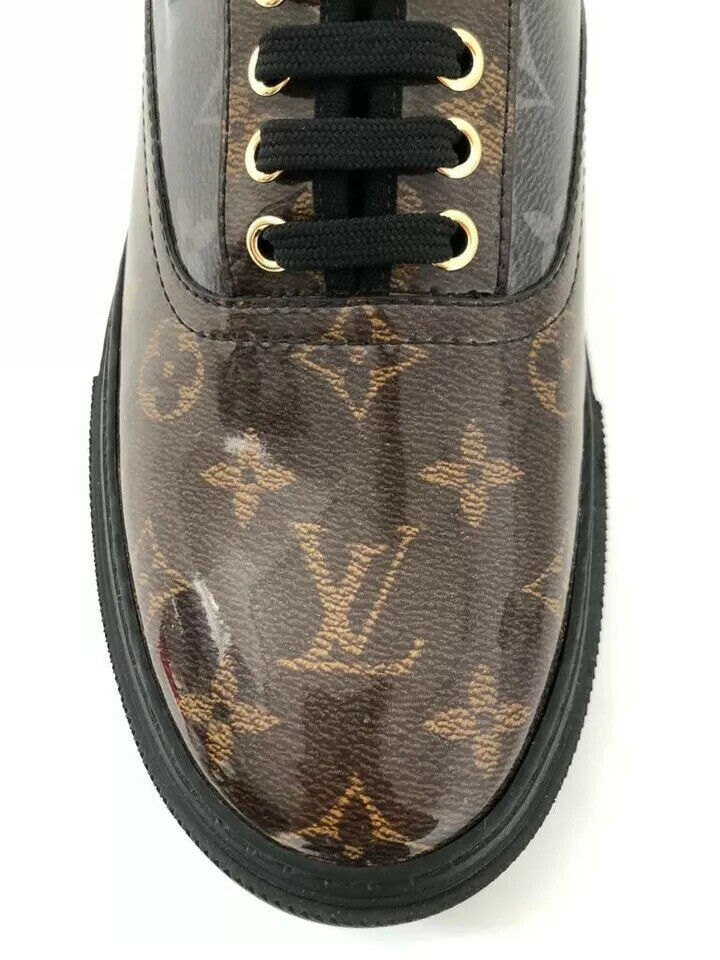 Louis Vuitton Sneakers Shoes Men Monogram Glaze Logo Trocadero
