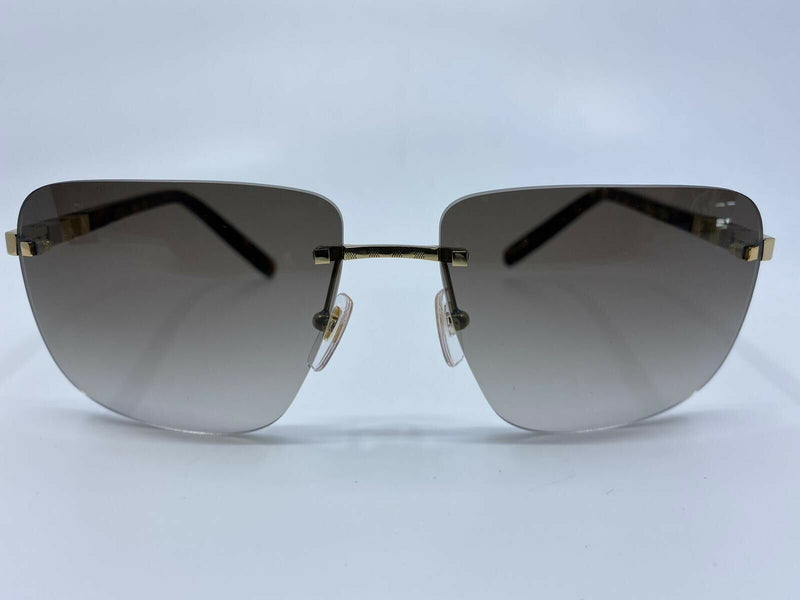 Louis Vuitton Brown/Gold Rimless Lily Sunglasses Z0307U - Yoogi's