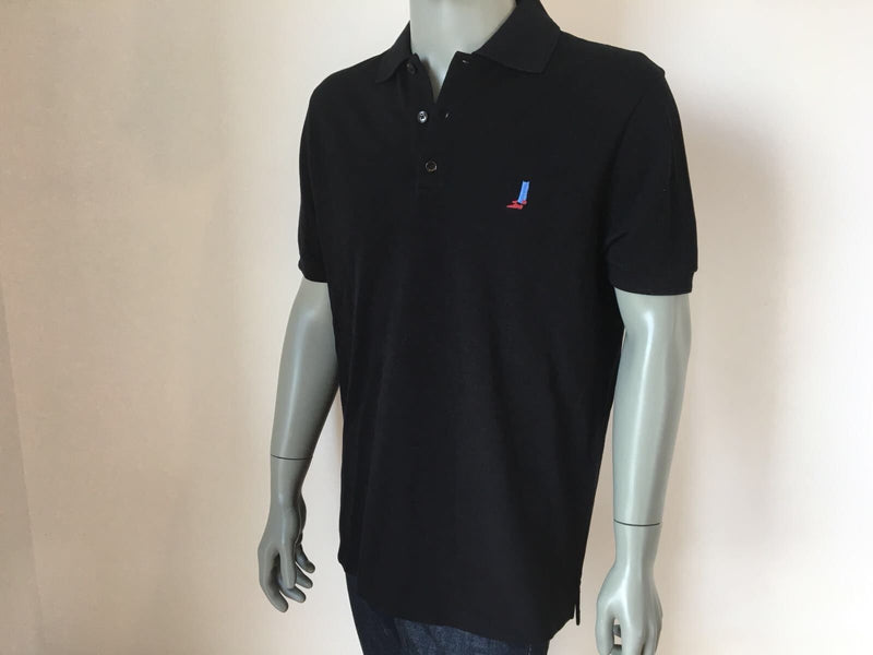 Berluti Men's Black Cotton Berluti Logo Polo Shirt – Luxuria & Co.