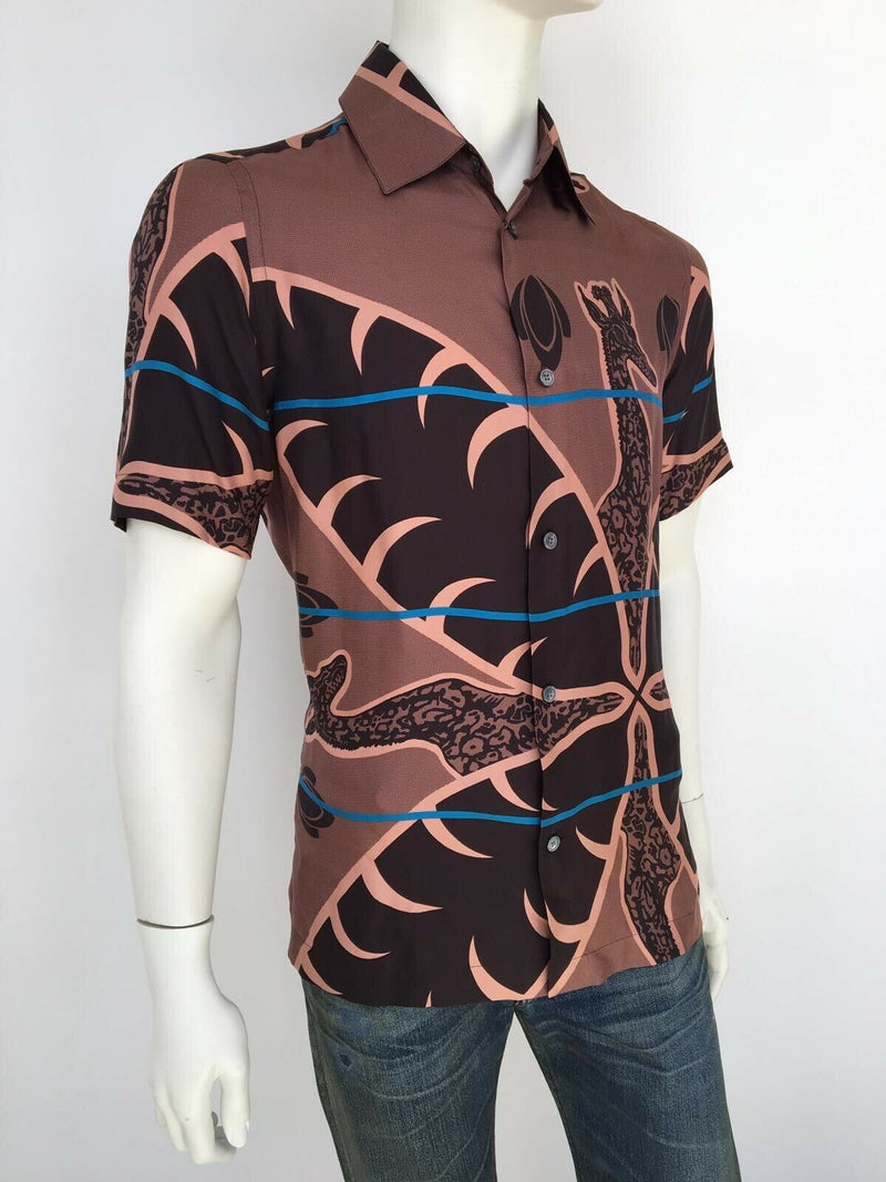 Louis Vuitton Grey Pattern Hawaiian Shirt, Short - LIMITED EDITION