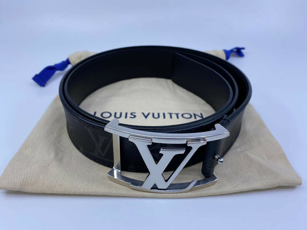 Louis Vuitton Monogram Eclipse LV Montana Belt - Luxuria & Co.