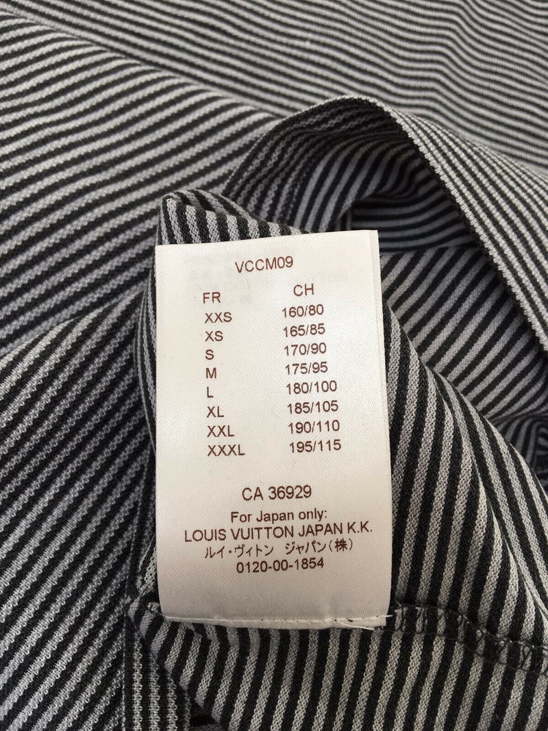 Louis Vuitton Men's Red Gray Cotton Fil a Fil Striped Polo Shirt – Luxuria  & Co.