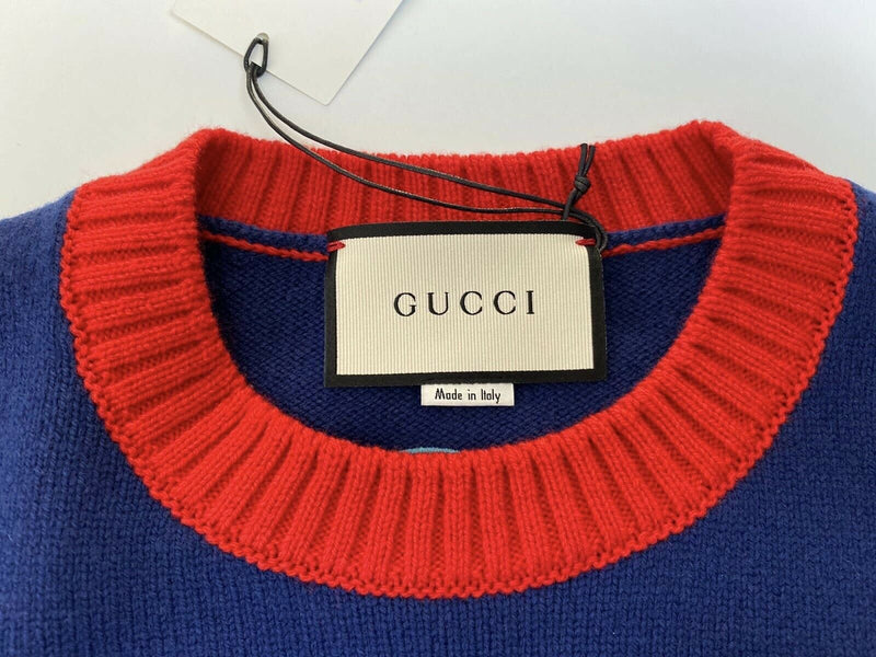 Gucci Wool Sweater With Embroideries - Luxuria & Co.