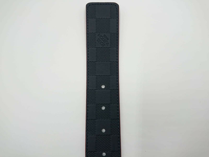Louis Vuitton Men's Navy Reversible Damier Graphite Map Belt size  36" / 90 cm