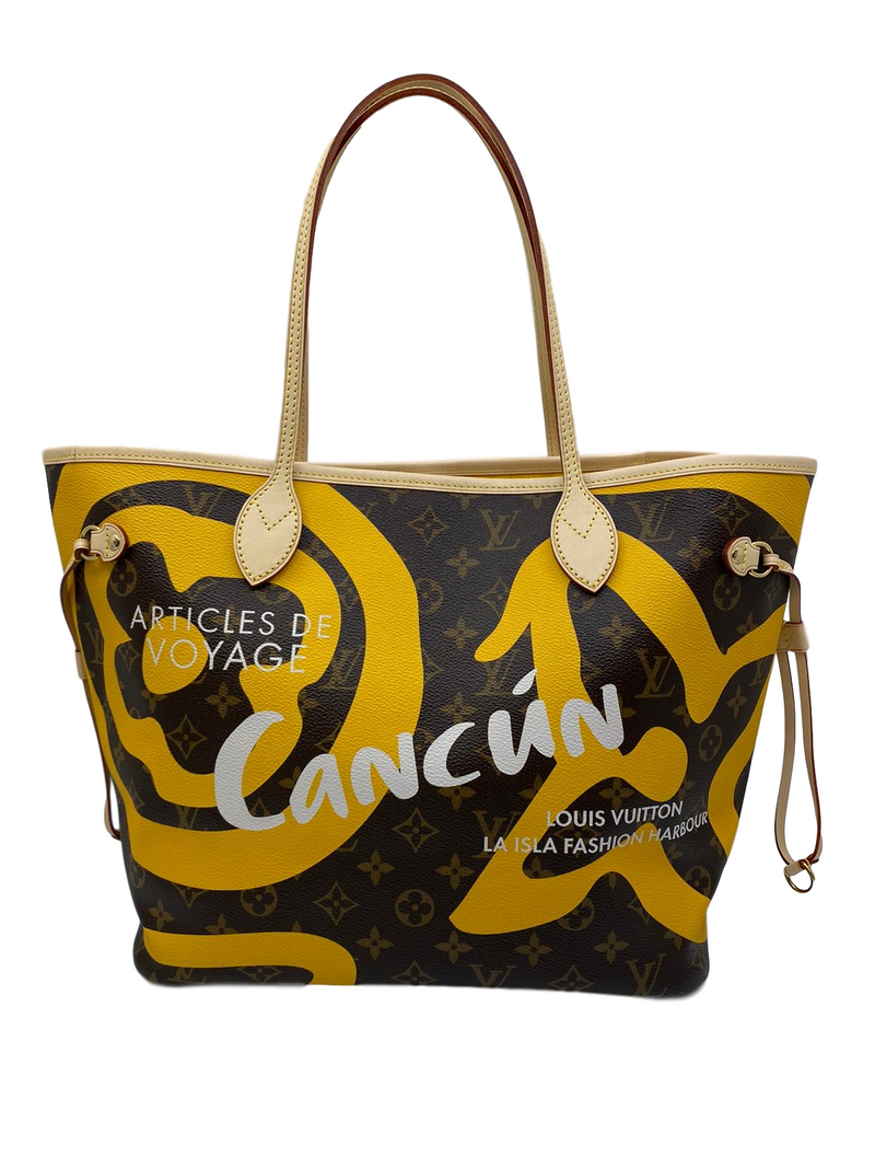Neverfull MM Tahitienne Cancun with Pochette – Luxuria & Co. Neverfull MM Tahitienne Cancun with Pochette – Luxuria & Co.
