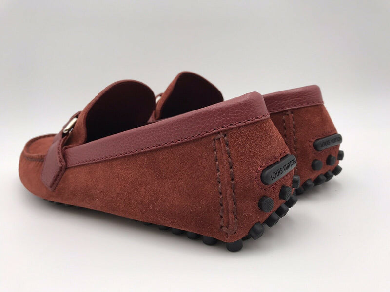 Louis Vuitton Men's Gray Suede Hockenheim Car Shoe Loafer – Luxuria & Co.