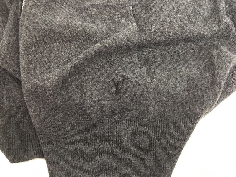 Louis Vuitton Zip Up Cashmere Hoodie - Luxuria & Co.