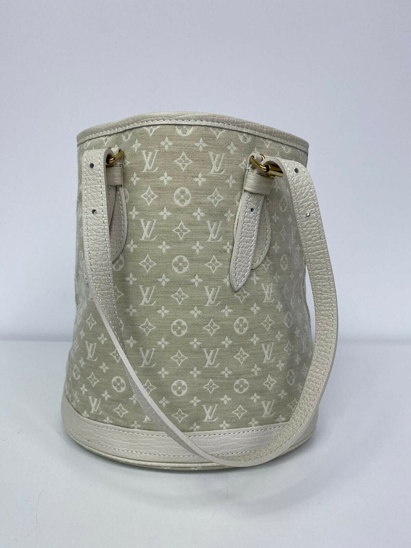 LOUIS VUITTON Monogram Mini Lin Bucket PM Shoulder Bag - Sale