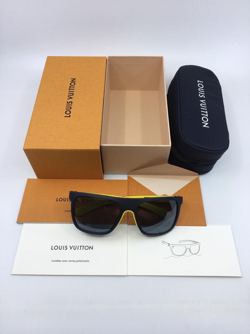 Louis Vuitton Latitude Float Yellow Blue Sunglasses - Luxuria & Co.