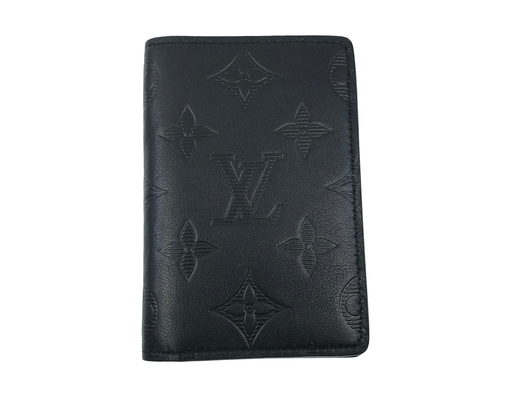 Louis Vuitton Black Shadow Monogram Pocket Organizer