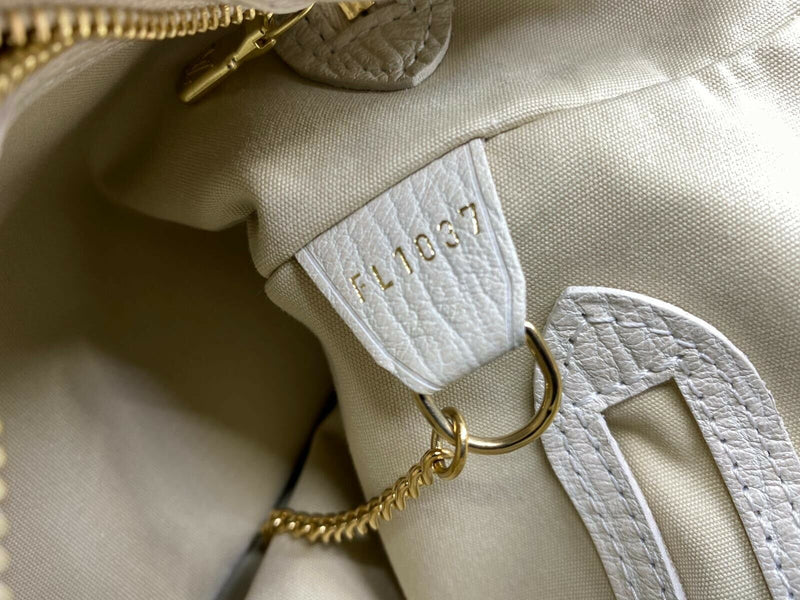 Louis Vuitton Dune Monogram Mini Lin Bucket PM Bag - Luxuria & Co.