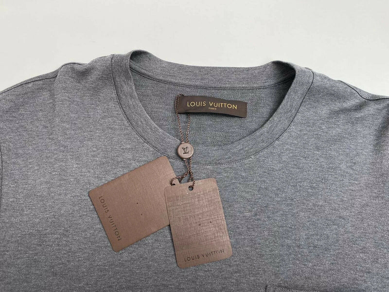 Louis Vuitton Damier Pocket Crewneck T-Shirt - Luxuria & Co.