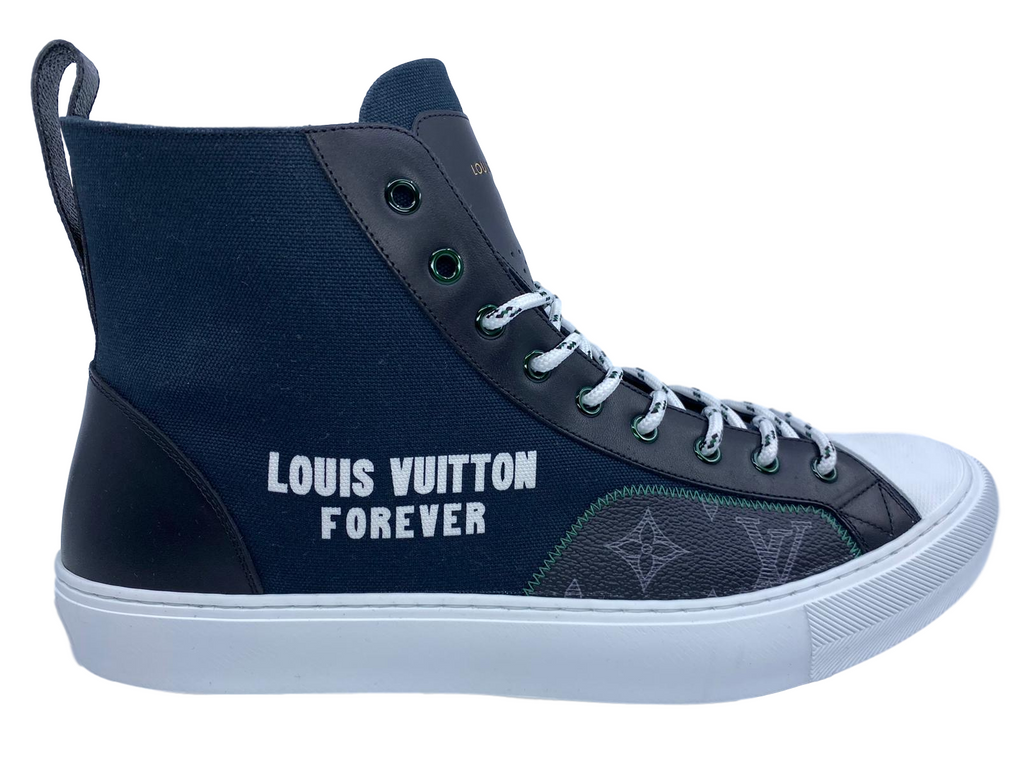 Sold at Auction: Louis Vuitton - Forever Tattoo Sneakers Black Low