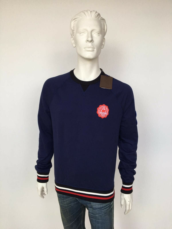 Louis Vuitton Patch Sweatshirt with Tipping - Luxuria & Co.